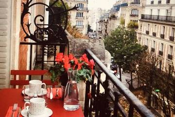 Gîte pour 2 personnes, avec balcon dans Basilique du Sacre Coeur