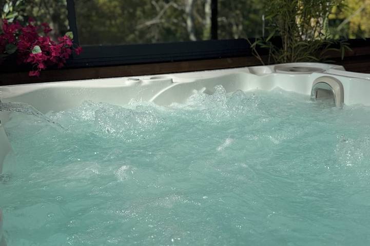Appartement de vacances pour 8 personnes, avec jacuzzi et jardin