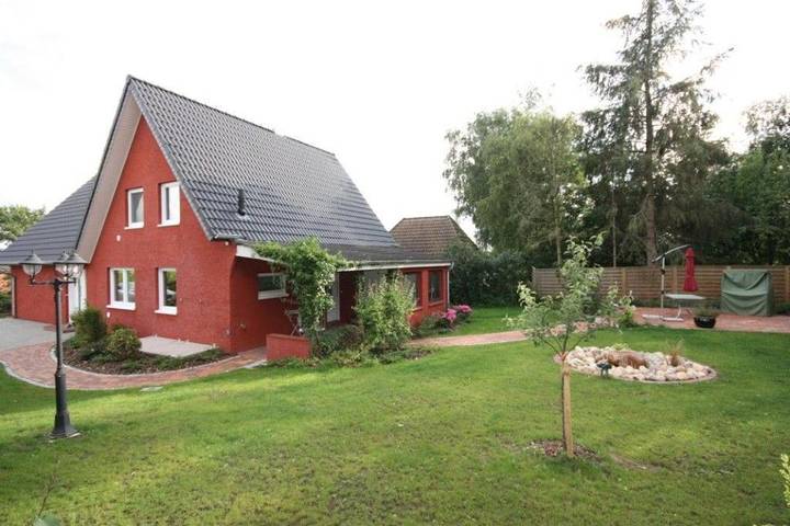 Ferienhaus für 4 Personen, mit Terrasse und Garten sowie Ausblick