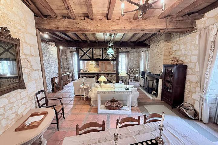 Maison de vacances pour 6 personnes, avec terrasse à Issigeac