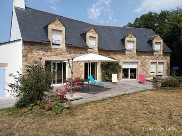Chambre d’hôte pour 2 personnes, avec jardin et vue à Crach