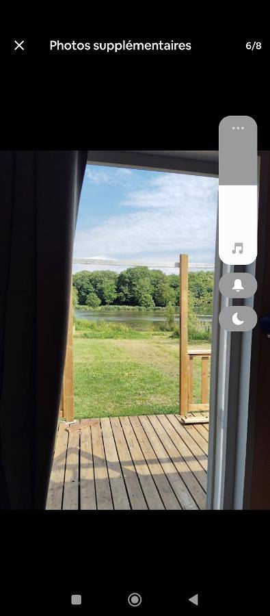 Camping pour 2 personnes, avec terrasse et jardin ainsi que vue sur le lac et vue dans le Cher - 4