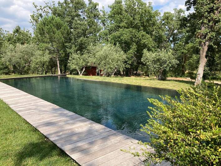 Maison d’hôte pour 2 personnes, avec jardin et balcon ainsi que vue et piscine