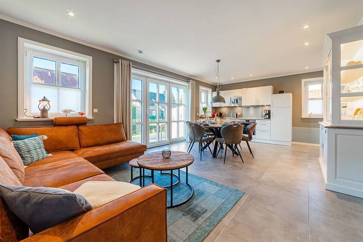 Ferienhaus für 6 Personen, mit Terrasse und Garten sowie Sauna in Greetsiel, Krummhörn