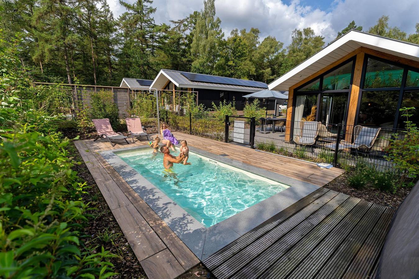 Vakantiepark De Thijmse Berg — 6-Personen-Pool-Lodge in Rhenen, Utrecht und Umgebung
