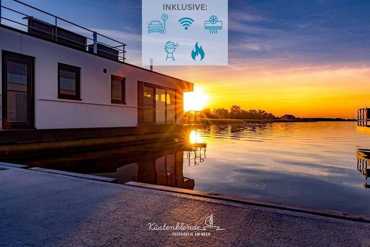 Ferienhaus für 5 Personen, mit Ausblick und Terrasse sowie Seeblick