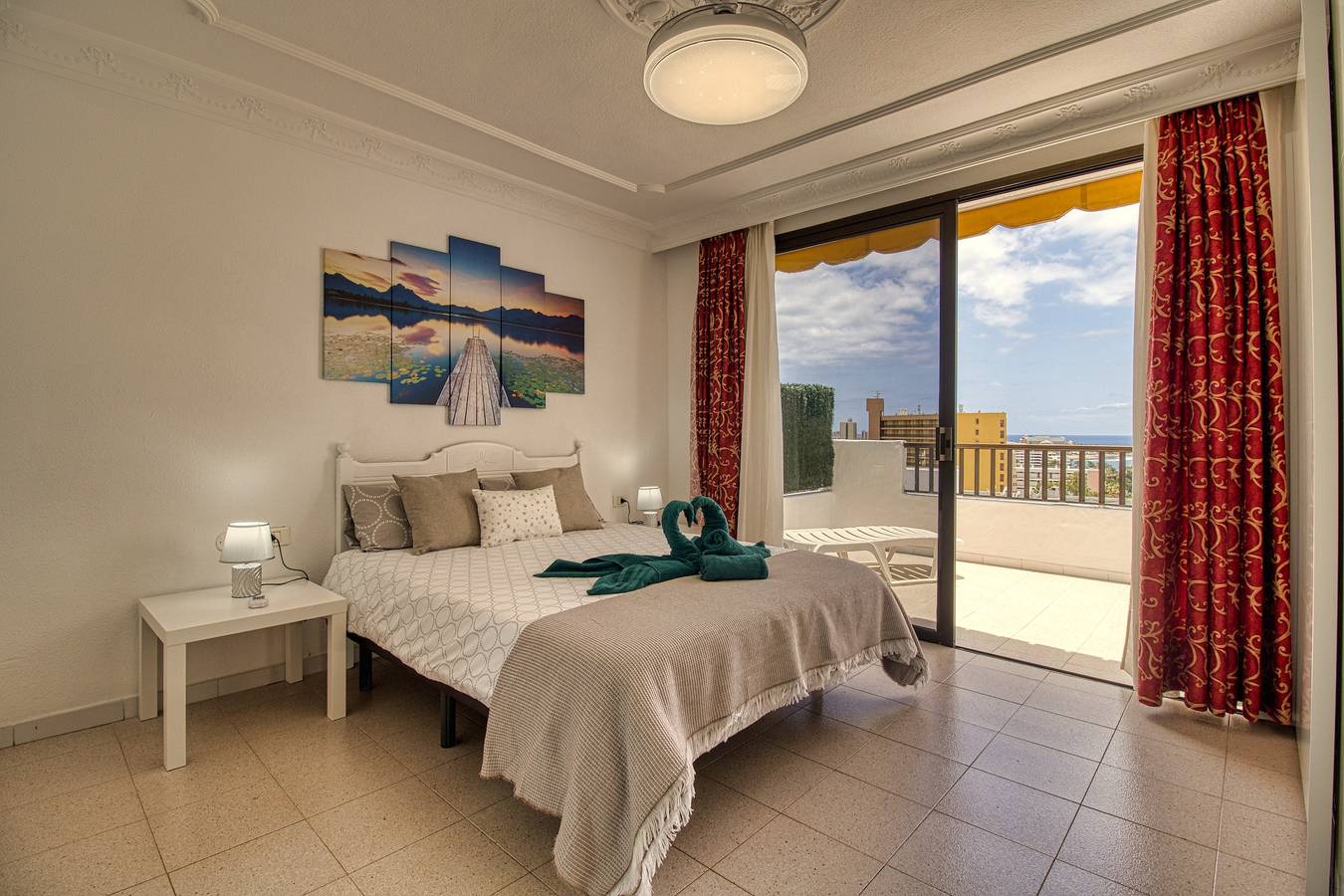 Geheel vakantieappartement, Vakantieappartement voor 4 personen met uitzicht op zee in San Eugenio Alto, Adeje