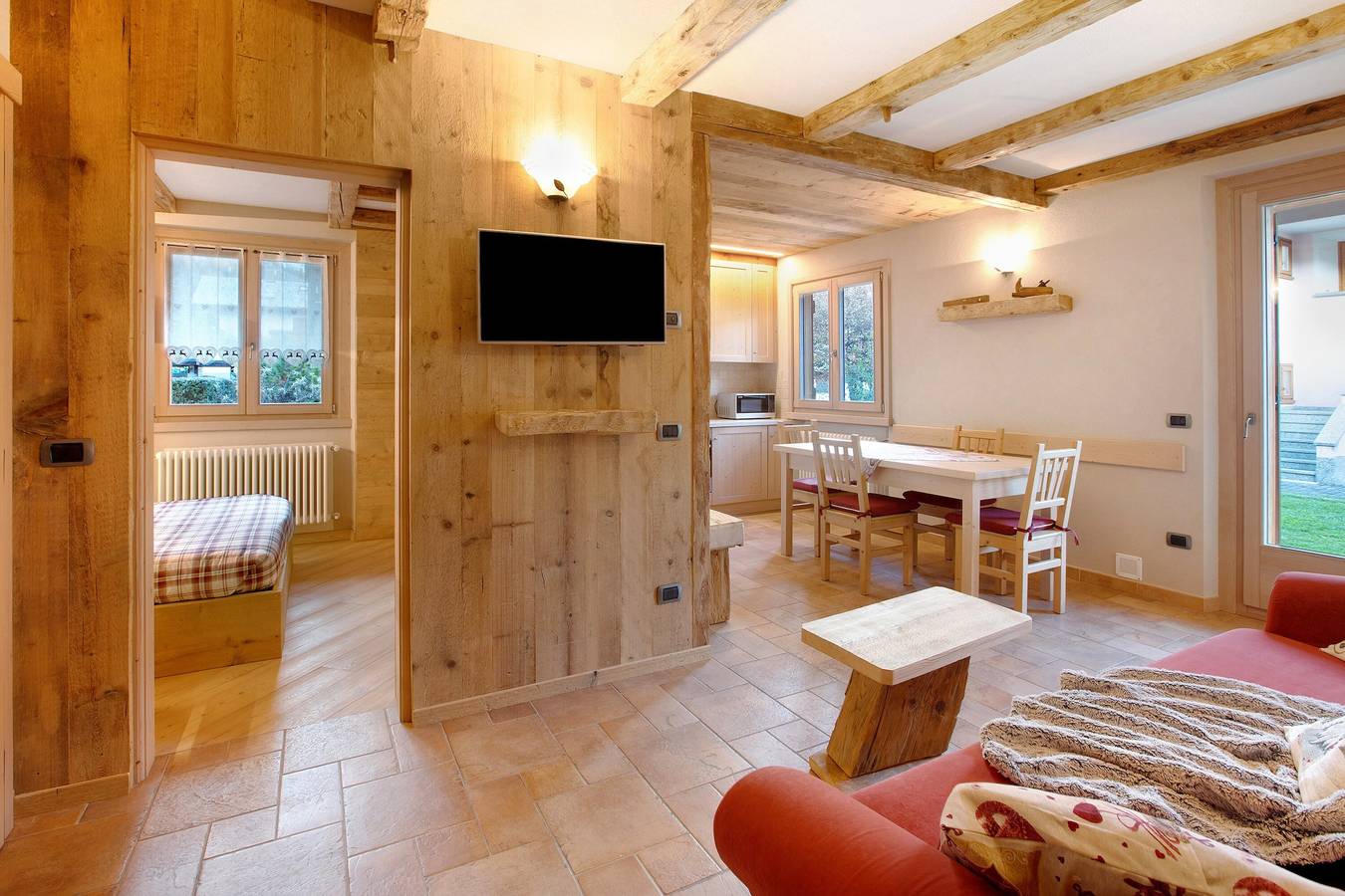 Appartamento intero, Appartamento per vacanze "Casa Clus Bormio 1" con vista sulle montagne, giardino privato e Wi-Fi in Valdisotto, Parco Nazionale dello Stelvio