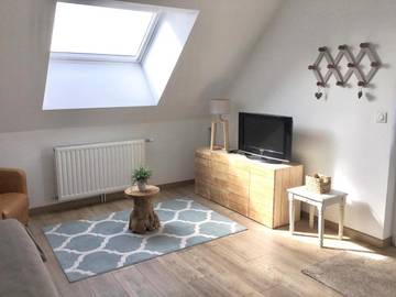 Gîte pour 2 personnes, avec vue et terrasse à Lecelles