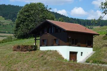 Maison de campagne pour 9 personnes, avec terrasse et jardin, animaux acceptés à Fresse-sur-Moselle