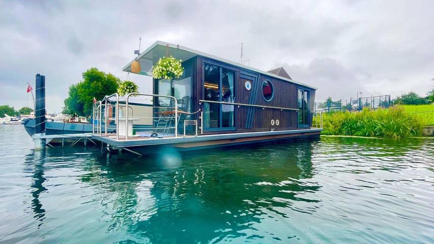 Boot für 2 Personen, mit Terrasse und Ausblick in Hamburg