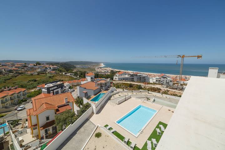Vakantiewoning voor 4 personen, met Terras en Zwembad in Nazaré
