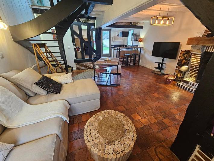 Maison de vacances pour 4 personnes, avec vue et jardin