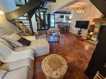 Location de vacances pour 4 personnes, avec jardin et vue à La Ferté-Saint-Aubin