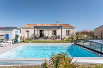 Gîte pour 6 personnes, avec jardin, animaux acceptés à Jard-sur-Mer