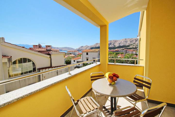 Ferienwohnung für 5 Personen, mit Balkon/Terrasse, mit Haustier in Baska - 3