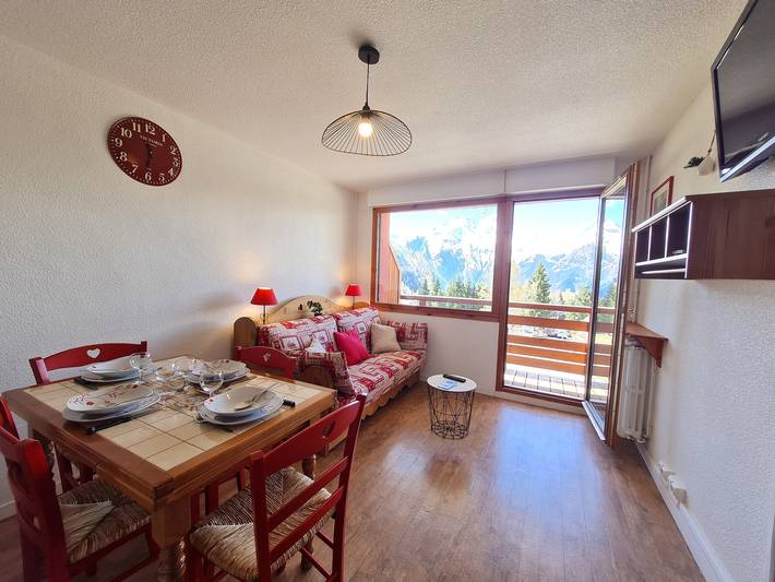 Studio pour 4 personnes, avec balcon