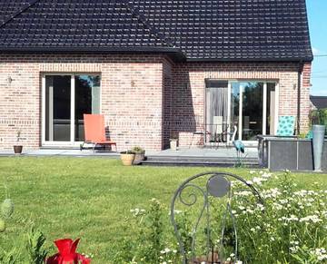 Chambre d’hôte pour 6 personnes, avec terrasse ainsi que jardin et vue dans Helfaut