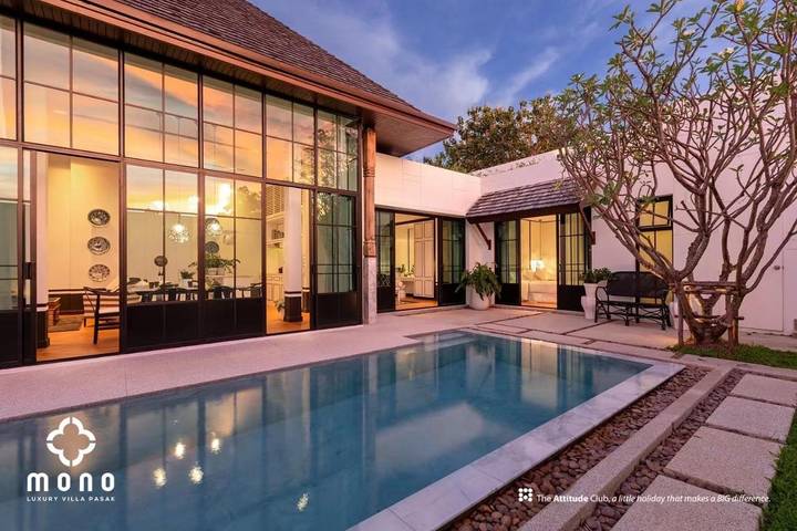 Villa pour 4 personnes, avec jacuzzi ainsi que piscine et jardin - 1