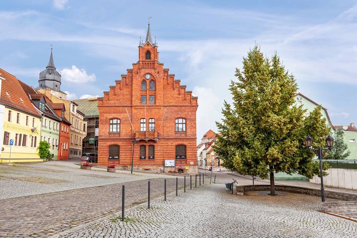 Ganze Wohnung, Apartment „Harmonie-Oase“ mit Wlan und Klimaanlage in Alsleben (Salzlandkreis), Region Salzlandkreis