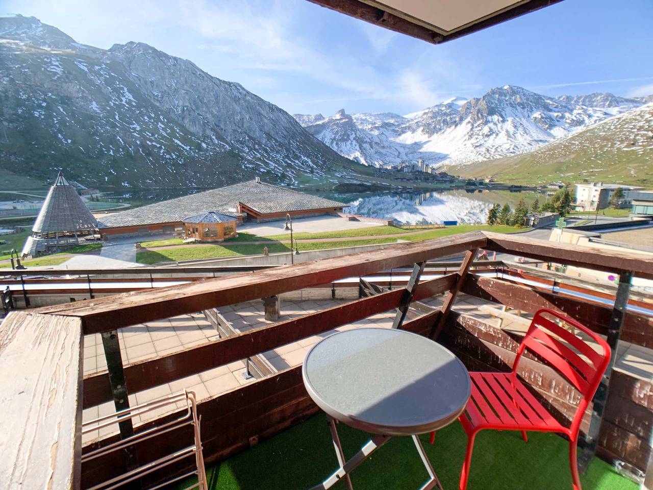 Gehele studio, Comfortable and bright studio, near slopes and shops, balcony, pets allowed in Tignes, Vanoise Nationaal Park