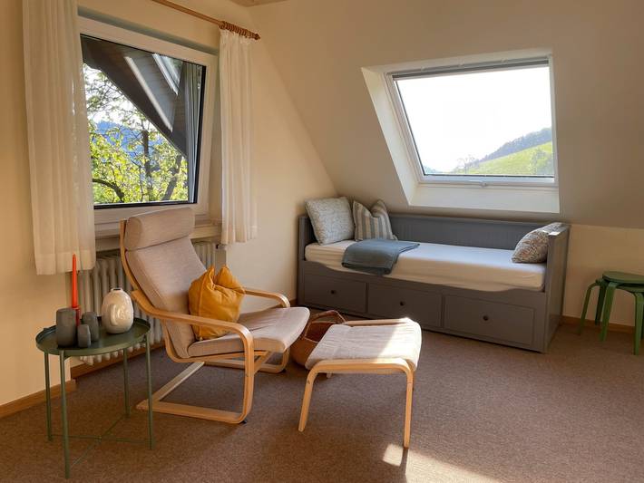 Ganze Wohnung, Ferienwohnung 'Köpfle' mit Bergblick, Gemeinschaftsgarten und Wi-Fi in Glottertal, Südschwarzwald