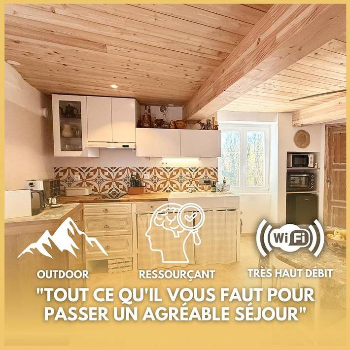 Gîte pour 2 personnes, avec Vue dans Val-Buëch-Méouge