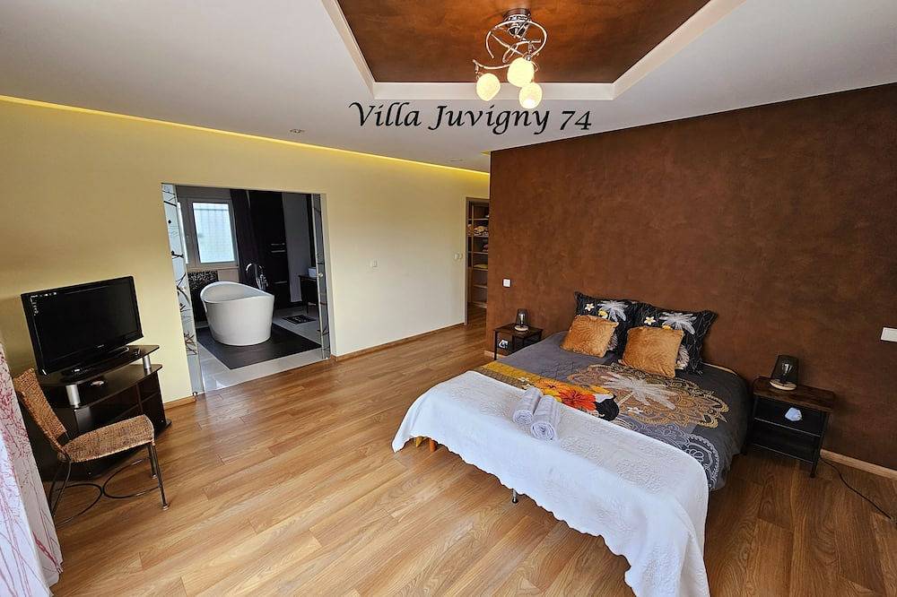 Villa 5*, 15 persons, Swimming pool 20 min from Geneva in Juvigny, Región de Saint-Julien-en-Genevois