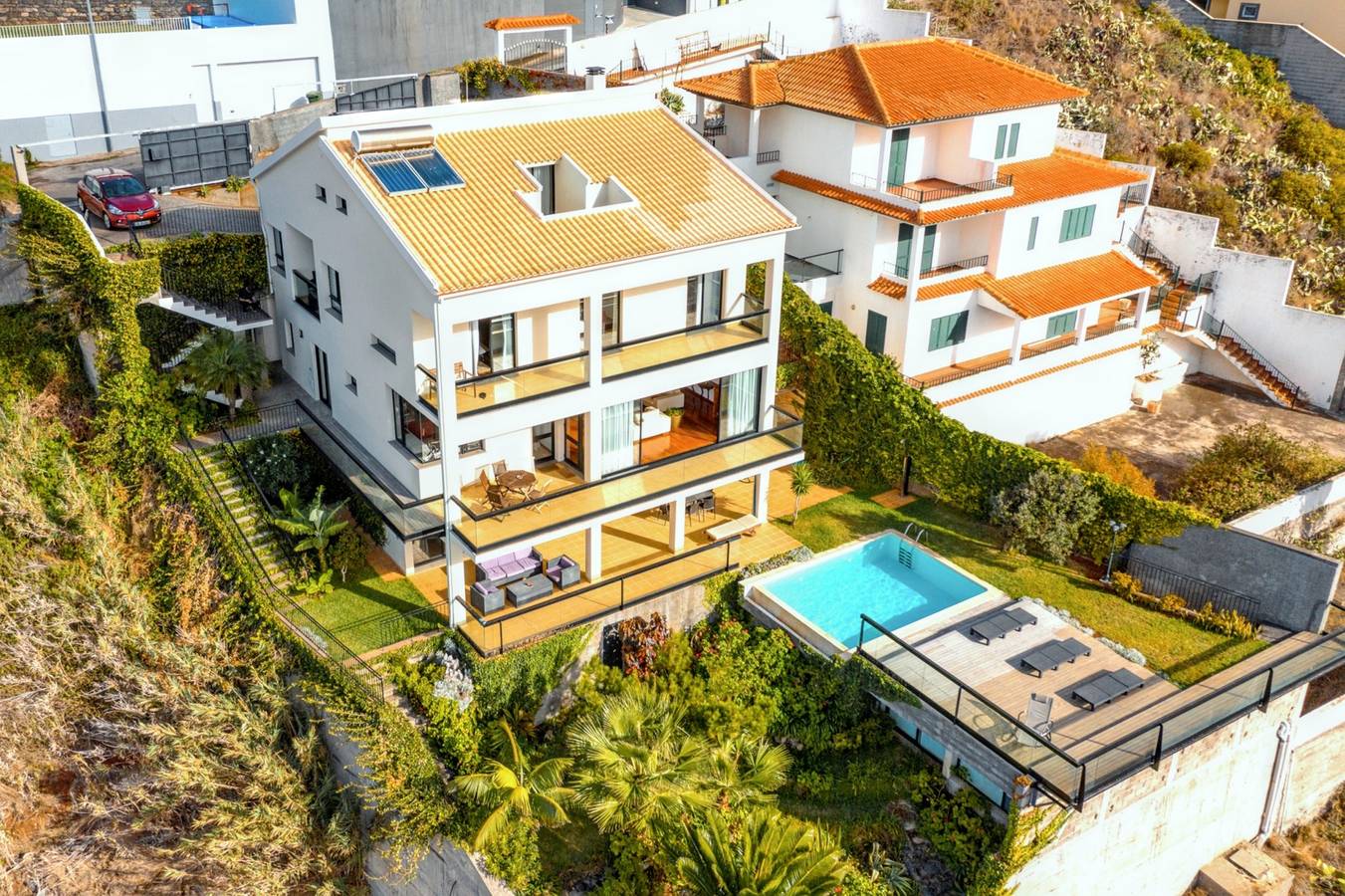 Casa espaçosa com vista para o mar em Caniço + piscina privada in Caniço (Santa Cruz), Madeira