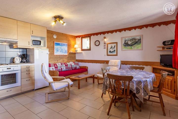 Gîte pour 4 personnes, avec Jardin dans La Plagne
