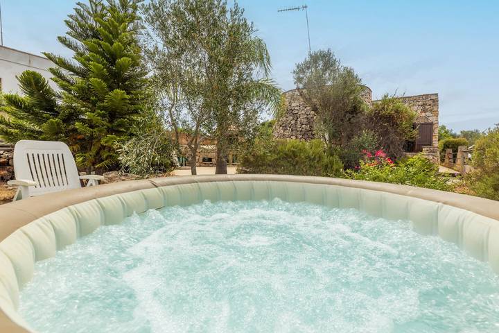 Trullo pour 4 personnes, avec Balcon/Terrasse ainsi que Terrasse et Vue à Taviano - 4
