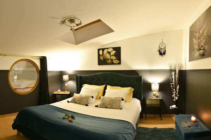 Appartement de vacances pour 2 personnes, avec Jacuzzi ainsi que Terrasse et Sauna