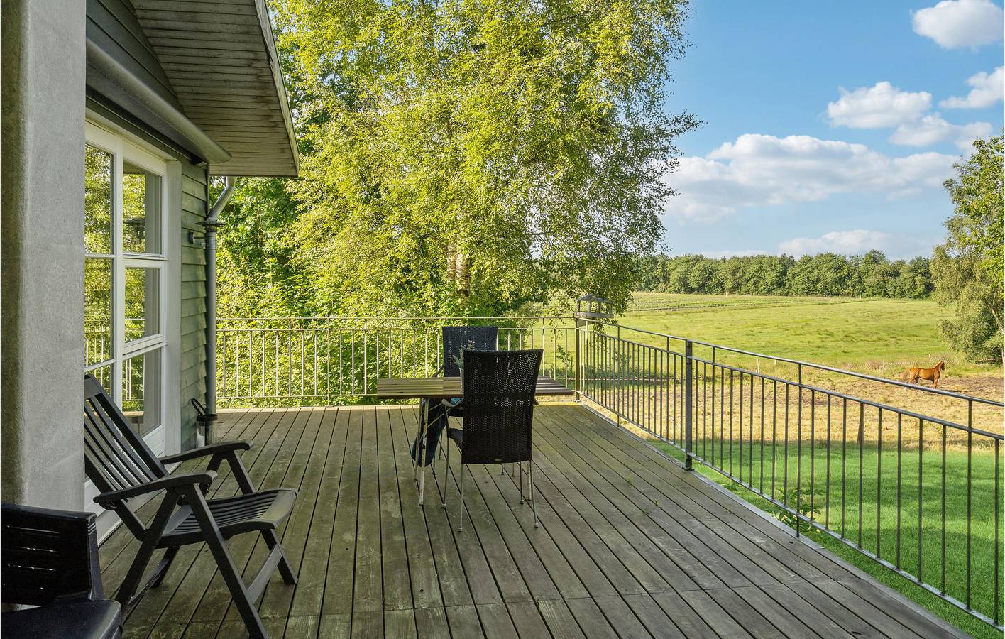 Holiday home for 6 people with terrace in Vejle Region