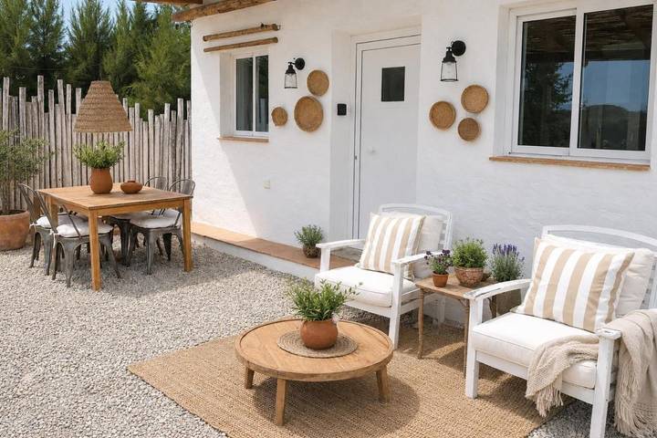 Casa de férias para 4 pessoas, com jardim e piscina e ainda vista, com animais de estimação em Castro Marim