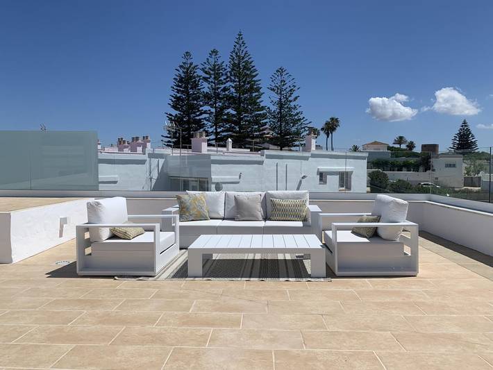 Ferienhaus für 6 Personen, mit Terrasse und Meerblick sowie Pool in Conil de la Frontera - 2