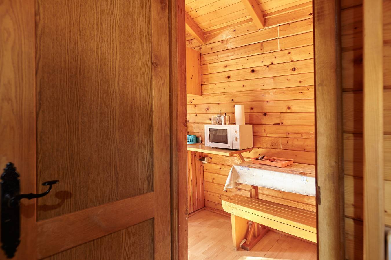 Casa rural 'Cabaña De Madera 3' con vistas a la montaña, piscina compartida y aire acondicionado in El Tranco, Hornos 