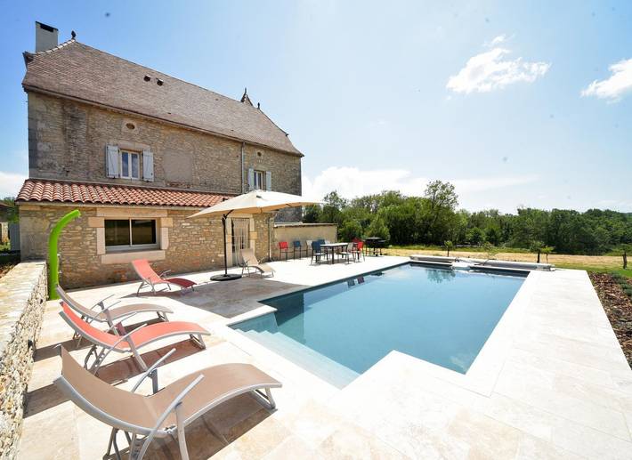 Gîte für 10 Personen, mit Terrasse und Pool sowie Garten - 1