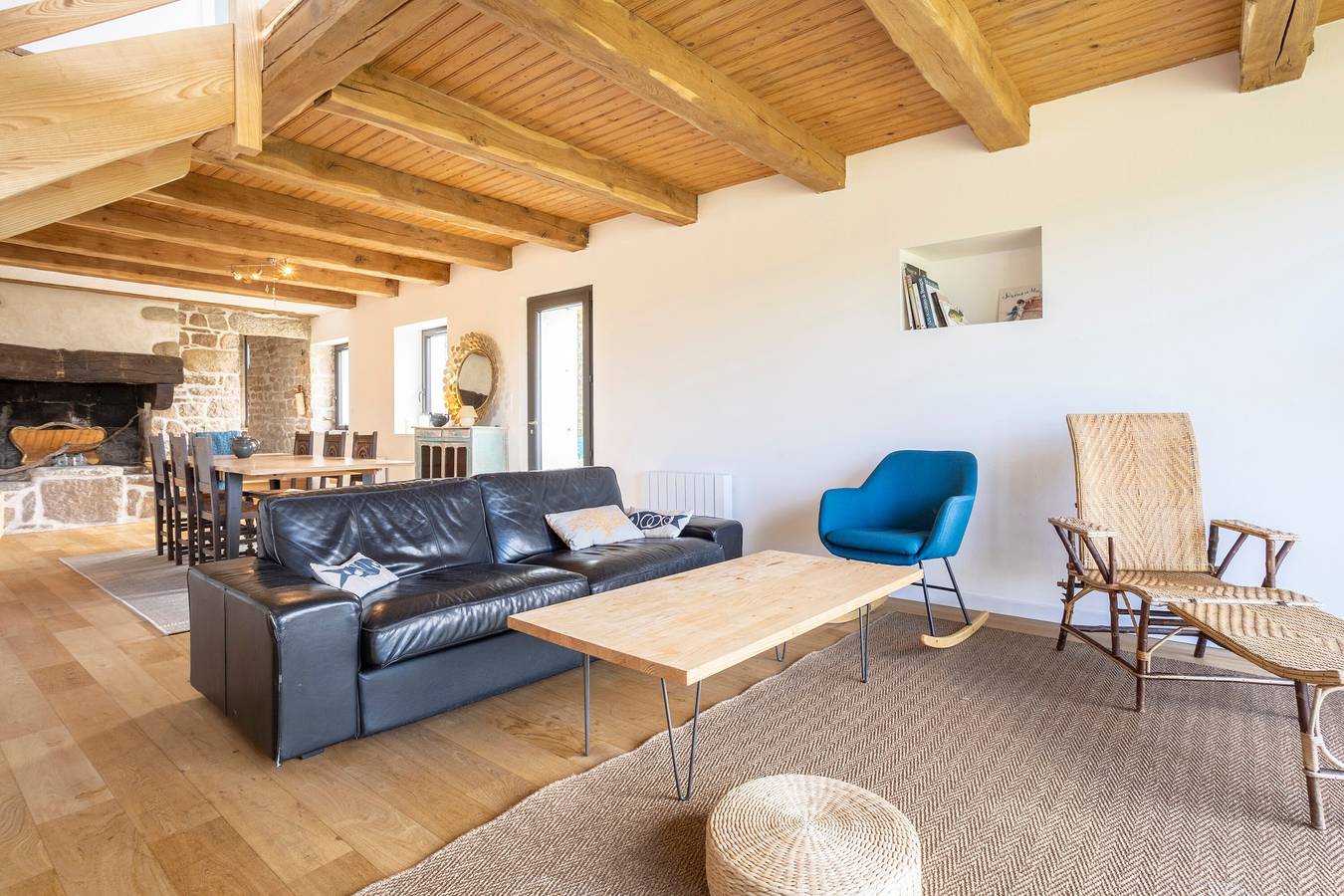 Ferienhaus 'Le Gîte De San Theurnel' mit Meerblick, privatem Garten und Wi-Fi in Plomeur, Quimper und Umgebung