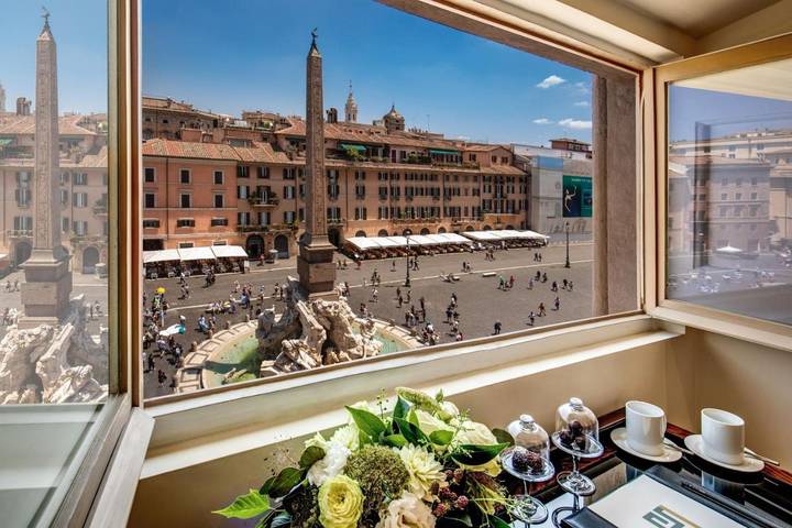 Hotel per 2 persone, con terrazza in Piazza Navona