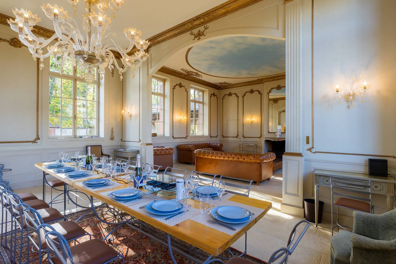 Ferienhaus für 15 Personen mit Pool in Oizon, Vierzon Region