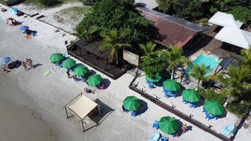 Pousadas para 2 pessoas, com jardim e vista e ainda piscina em Paranaguá