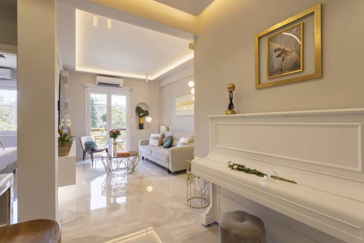 Appartement entier, Pl.·Gold Apartment in Néa Smýrni, Athènes