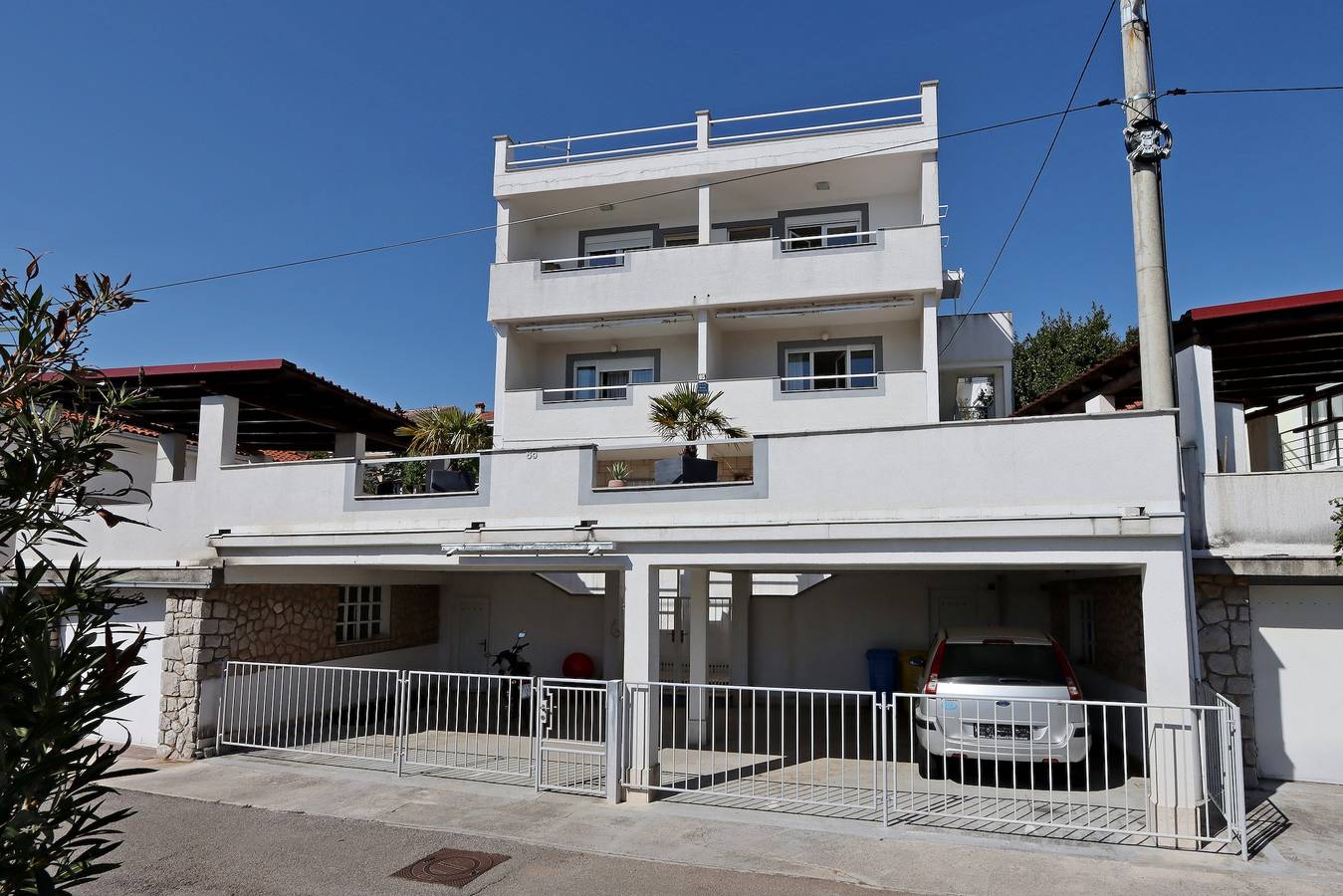 Ganze Wohnung, 2-Zimmer-Ferienwohnung mit Balkon und Meerblick Crikvenica A-12592-d in Crikvenica, Primorje-Gorski Kotar