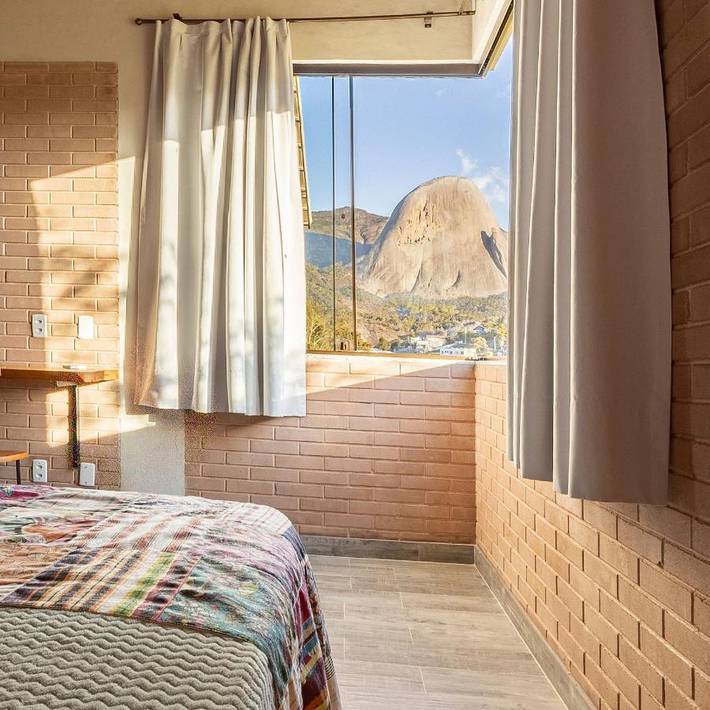 Casas e apartamentos de temporada para 2 pessoas, com terraço e jardim e ainda vista em Aracê