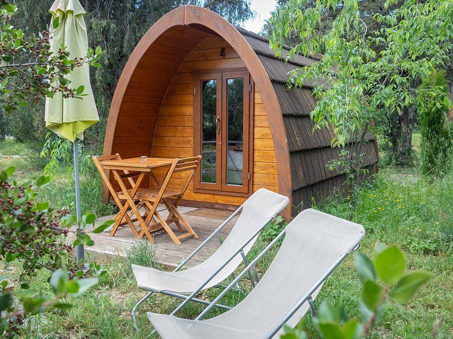 Domaine Saint Cerice - Alojamiento 2 personas - Le Pod: la cabaña 100% naturaleza / con desayuno / 2 personas incluidas / spa privado opcional in Vogüé, Ardèche