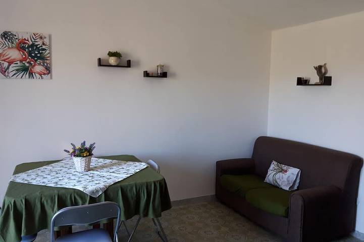 Adamo Terrasse mit Meerblick in Badolato, Catanzaro Provinz