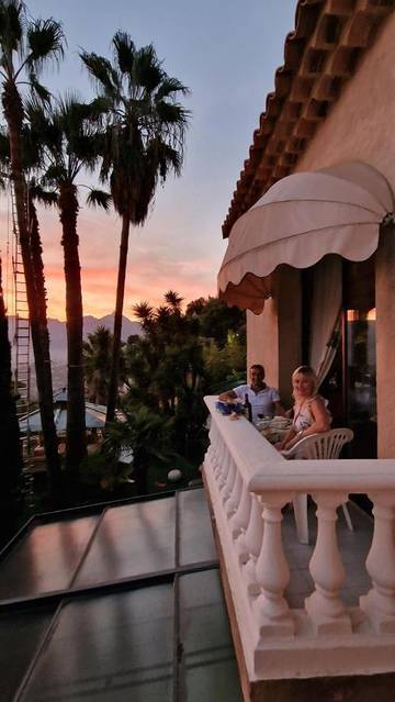 Maison d’hôte pour 2 personnes, avec jardin et vue à Menton