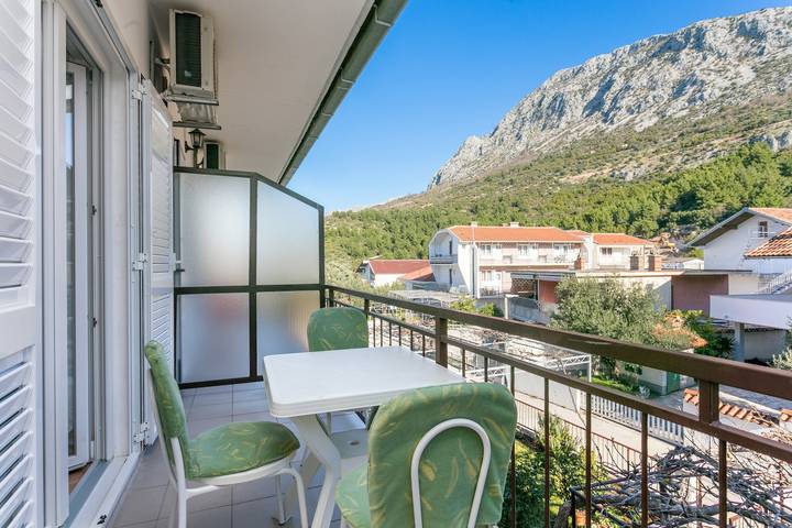 Apartament wakacyjny dla 3 osób, z Balkon/ taras w Podaca