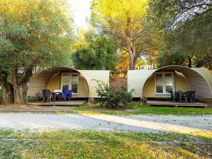 Campeggio Villaggio Cerquestra  - Safarizelt 4 personen - Coco Sweet in Magione, Lago Trasimeno