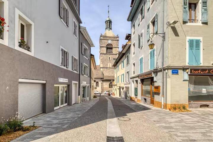 Appartement entier, One-Bedroom Apartment in Évian-les-Bains, Région de Thonon-les-Bains